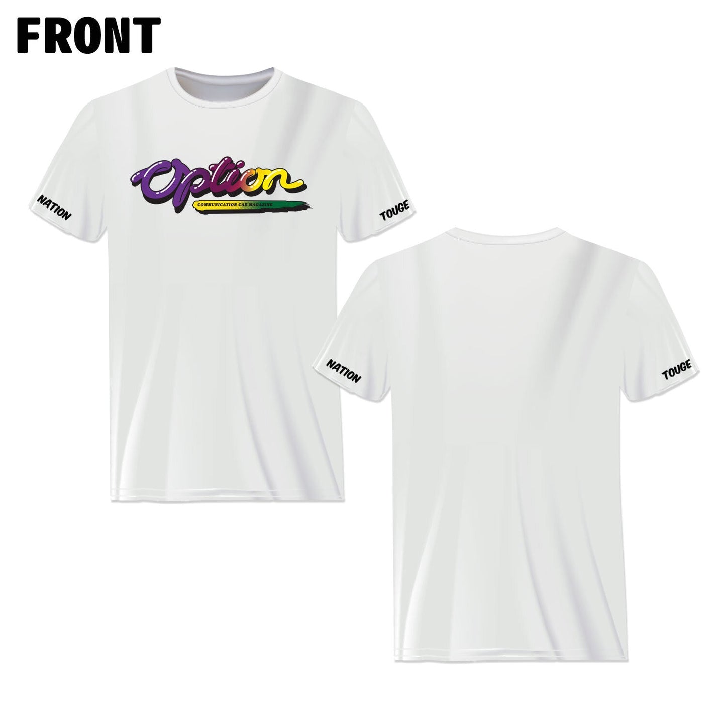 OPTION MAGAZINE TRIBUTE T-SHIRT (TYPE-1)
