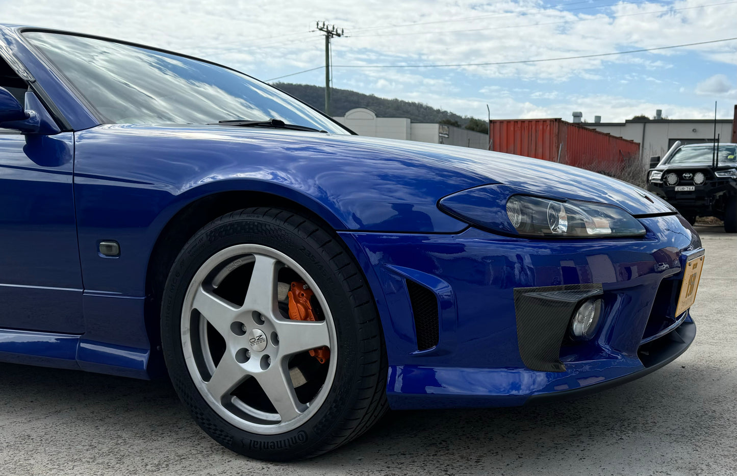 AERO BAR FRONT DUCT SET : NISSAN SILVIA S15 (CARBON FIBRE)