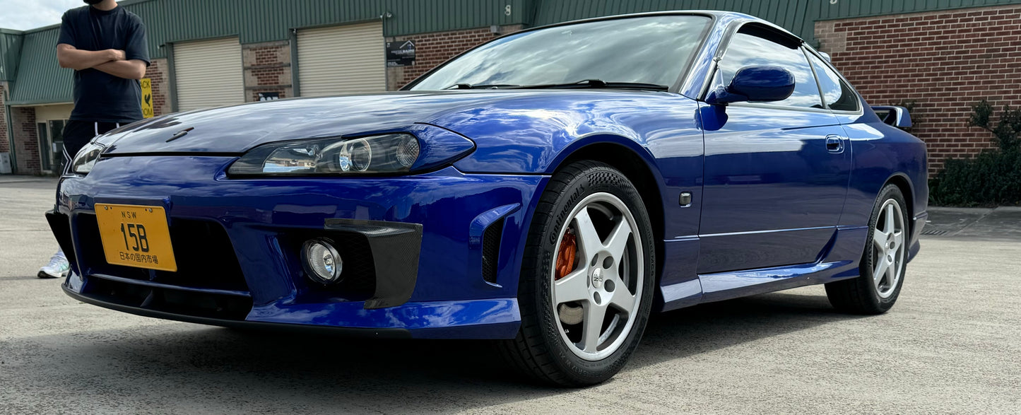 AERO BAR FRONT DUCT SET : NISSAN SILVIA S15 (CARBON FIBRE)