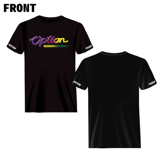 OPTION MAGAZINE TRIBUTE T-SHIRT (TYPE-1)