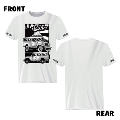 TOYOTA LANDCRUISER HERITAGE T-SHIRT : FJ45 TROOP CARRIER